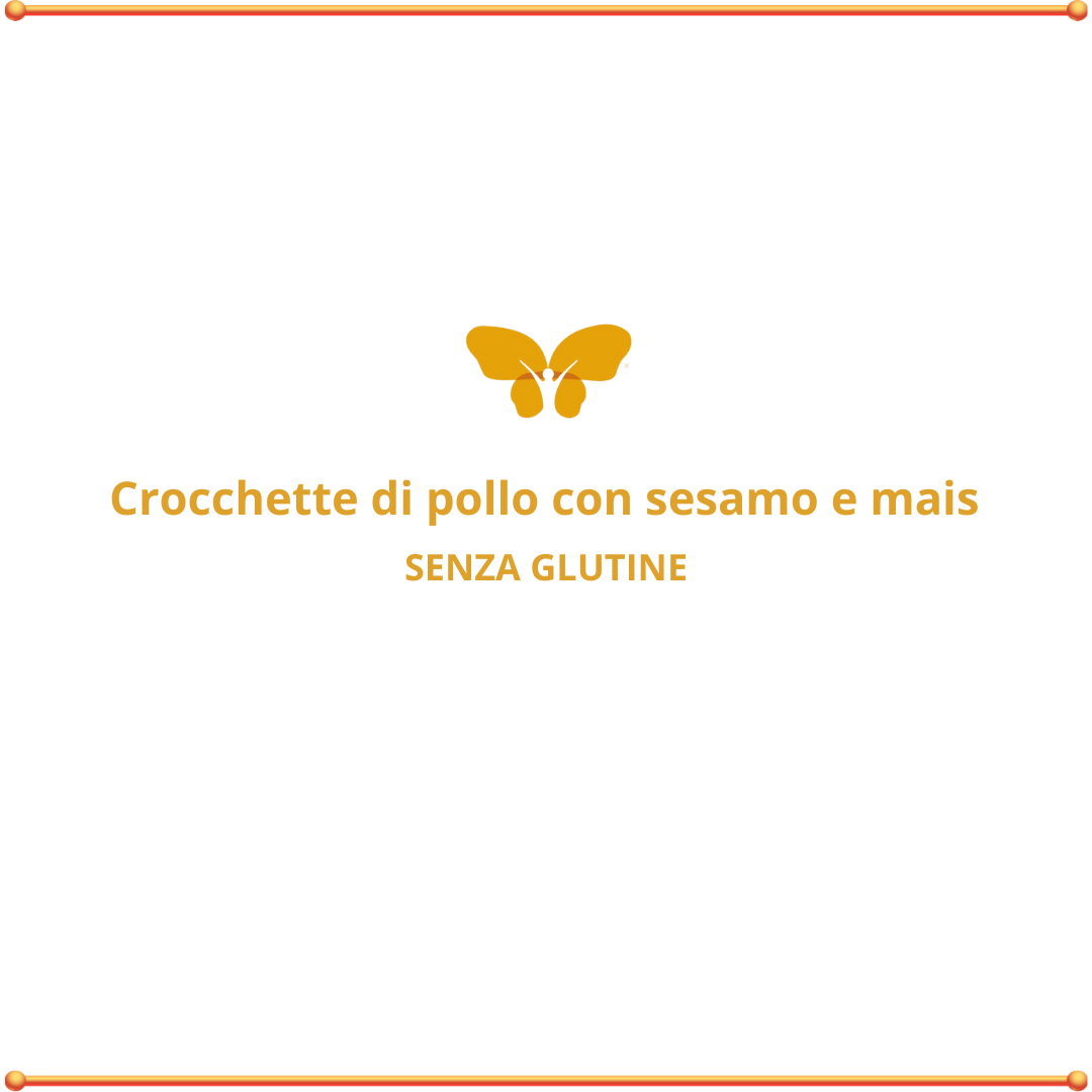 Crocchette di pollo con sesamo e mais (senza glutine) | Metodo Zendiet