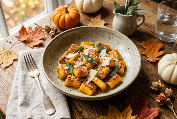Gnocchi di zucca low-carb e senza glutine: la ricetta proteica d'autunno