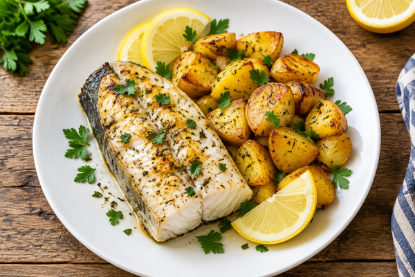 Filetto di nasello al forno: pesce senza nichel e a basso contenuto di metalli pesanti