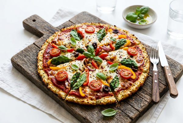 Pizza con base di cavolfiore: la ricetta low-carb e senza glutine